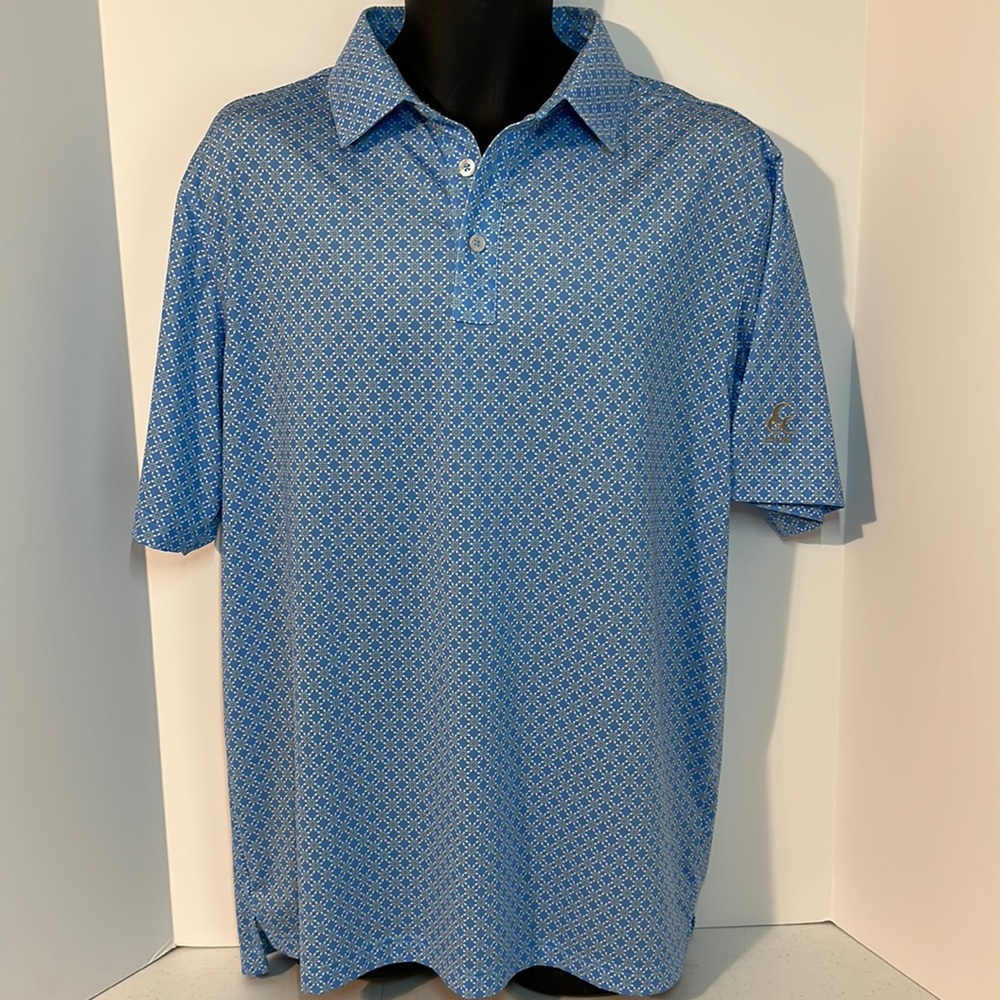 Straight Down men’s Large Golf Polo.  Clarksville Country Club TN on sleeve.